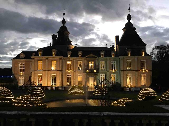 Décoration de Noël au château de Modave