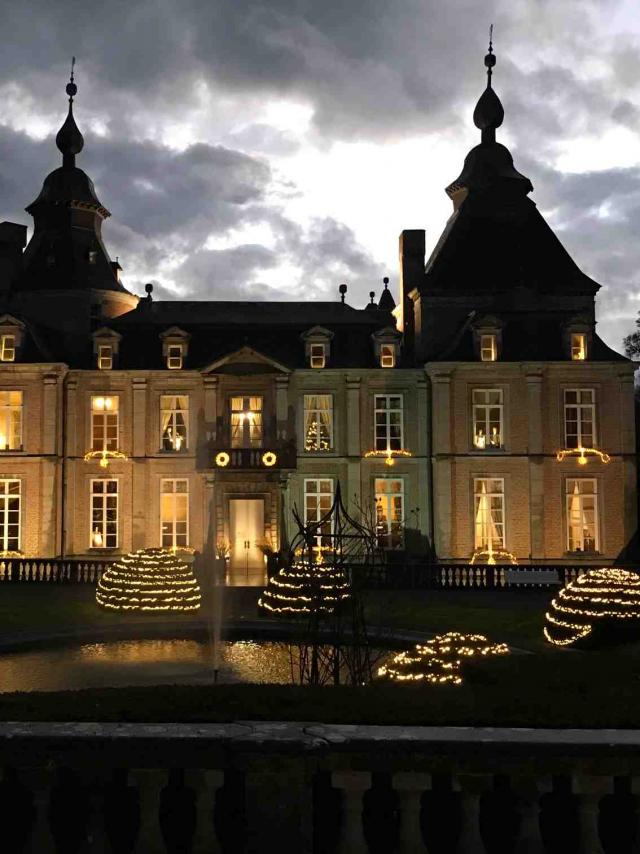 Décoration de Noël au château de Modave