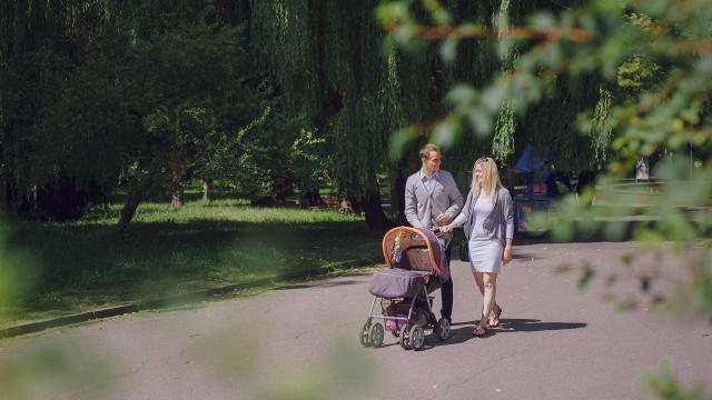 Promenade en poussette