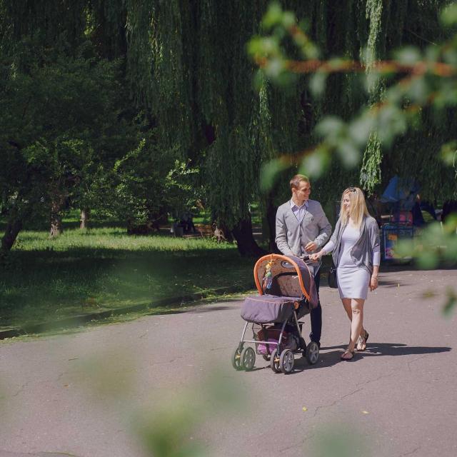 Promenade en poussette